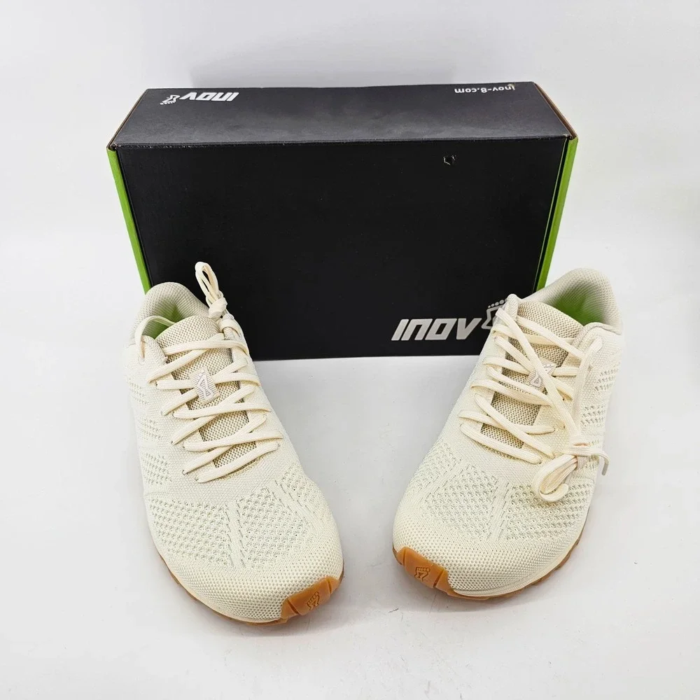 NIB Women's Inov8 F-Lite 245‎ Ivory Gum Athletic Shoes Size 10.5